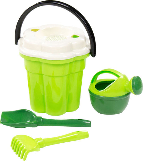 Cavallino Safari XL Classic Bucket Set mit Bewässerung dose grün, 4dlg.