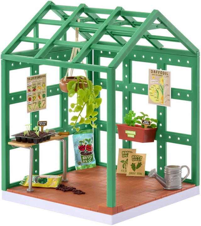 Miniverse – Spaces Starter Pack Gewächshaus-Bastelset – Bausatz – bauen Sie Ihr eigenes Mini-Pflanzengewächshaus!