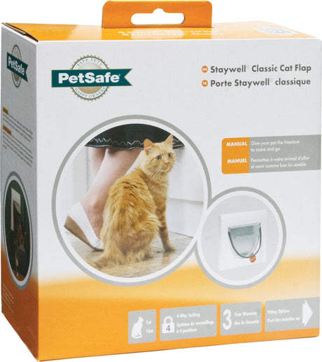 PetSafe -Katzenklappe mit Tunnelweiß