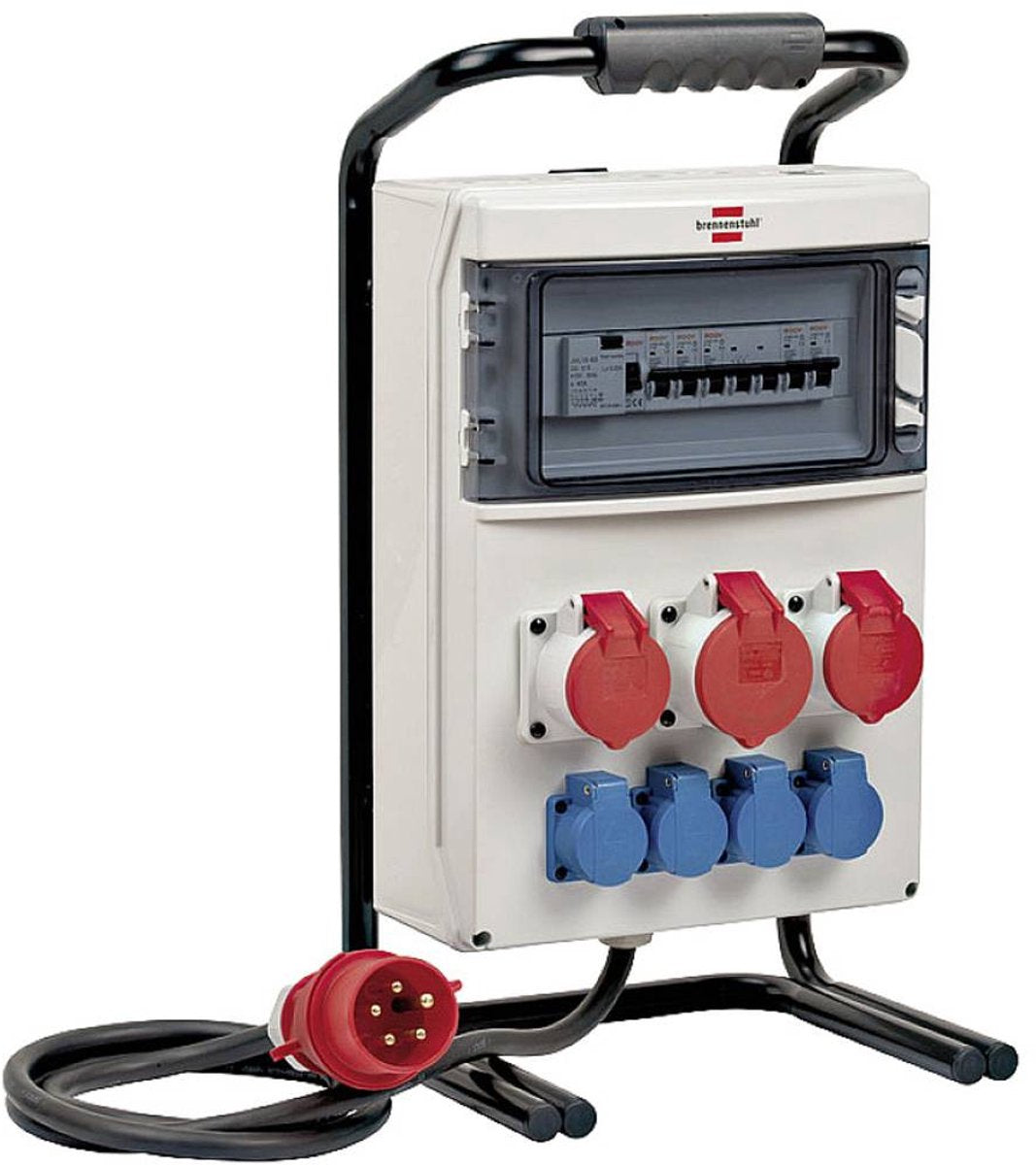 Brennerstuhl mobiler Stromverteiler BSV 4 IP44 2m h07rn-f5g4.0 1x32a + 2x16a - 1154900021