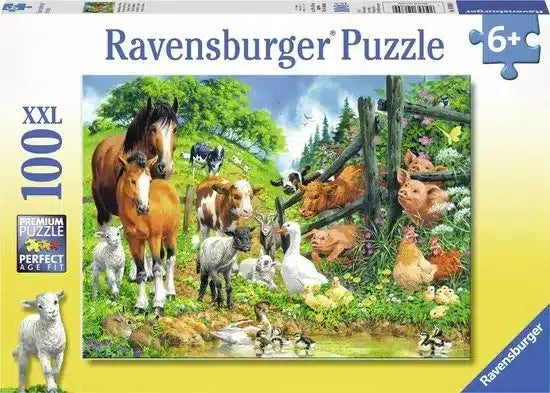 Ravensburger Puzzle Tiertreffen - Puzzle - 100 Teile