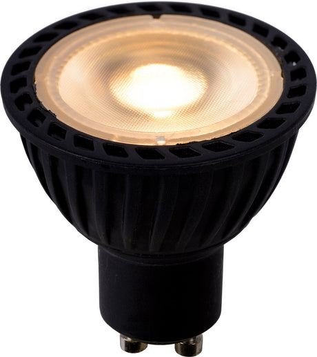 Lucide MR16 - LED-Lampe - ø 5 cm - LED dimmen bis warm - GU10 - 1x5W 2200K 3000K - Schwarz
