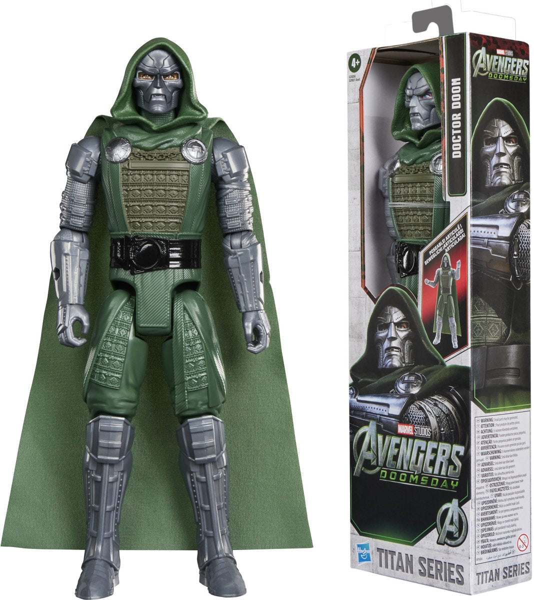 Hasbro marvel studios avengers - doomsday titan hero series doctor doom - actiefiguur 30 cm