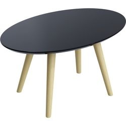 Empfangstisch powered by Paperflow Scandi lackiertes MDF schwarz