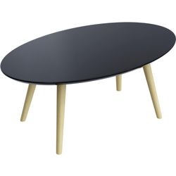 Empfangstisch powered by Paperflow Scandi lackiertes MDF schwarz
