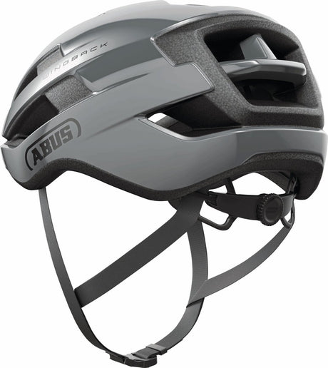 Abus Helm Wingback Race grau S 51-55cm