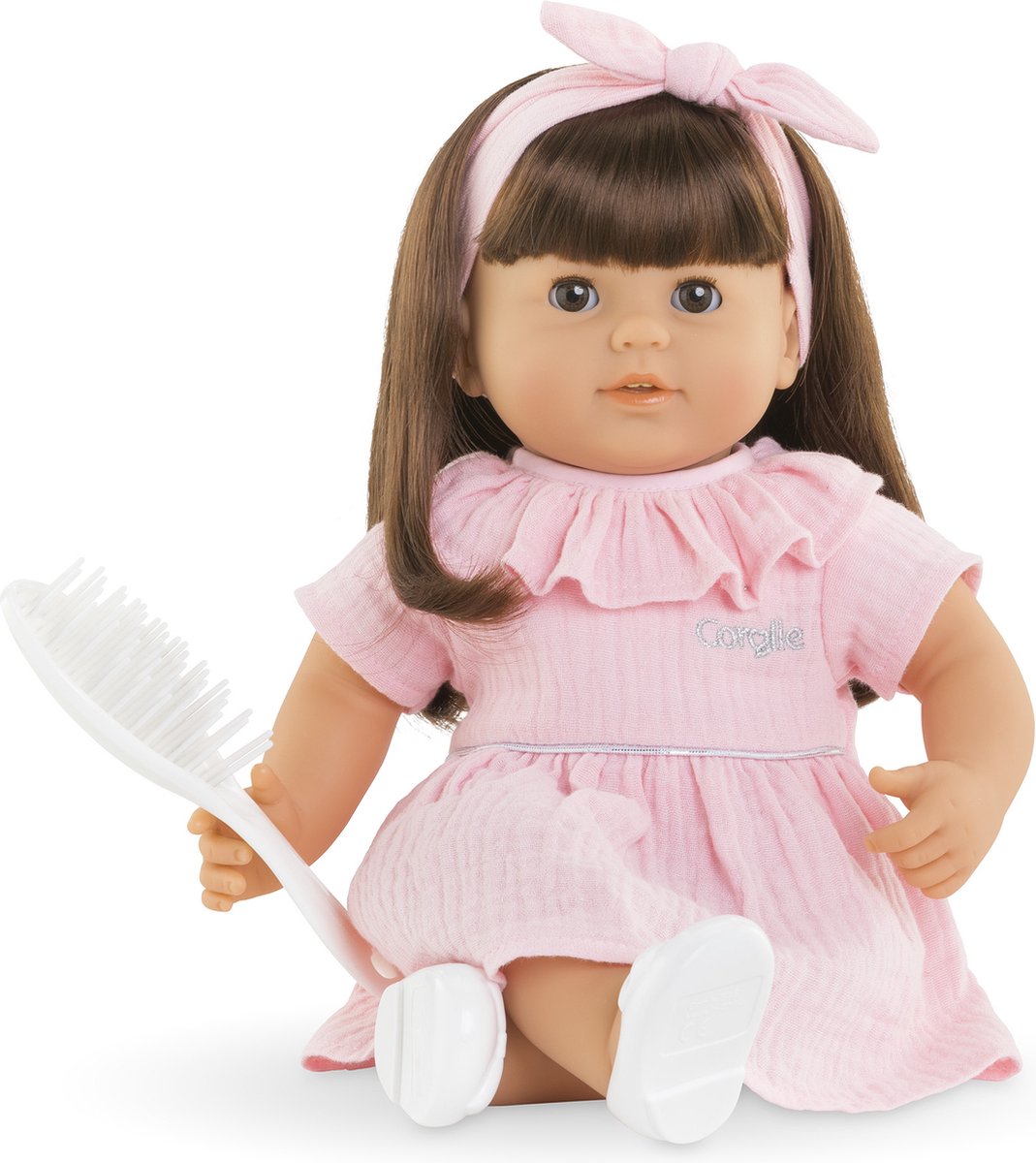 Corolle Mon Grand Poupon Babypuppe mit langen Haaren – Julie, 36 cm