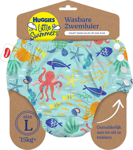 Huggies kleine Schwimmer – waschbare Schwimmwindel – Größe 5 6 – 13+ kg – wiederverwendbare Badehose – 1 Stück
