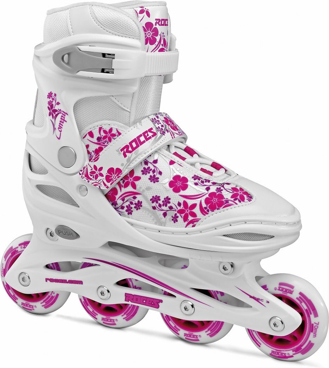 ROCES COMPY 8.0 Inlinkates Softboat Girls White Pink Größe 26-29