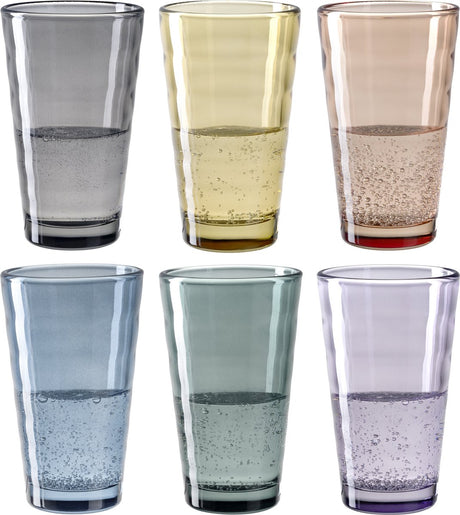 Leonardo Verso Longdrinkglas 300ml sortiert - Set 6