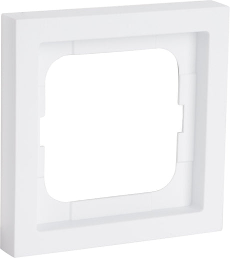 Busch-jaeger future linear afdekraam - inbouw - 1-voudig - verticaal horizontaal - mat wit