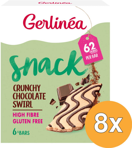 Gerlinea gerlinea - Snack - Snackriegel - Schokoladenstrudel - 8 x 78 gr