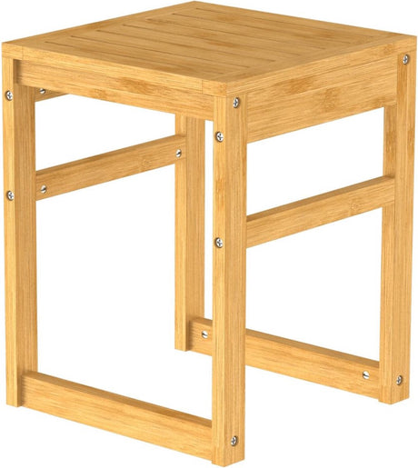 Eisl Badezimmerhocker 35x35x45 cm Bambus