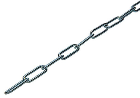 1013906 - ketting schakel lang din5685-1ø 2mm l 22mm 60m wwl 20 kg | 60 stuks