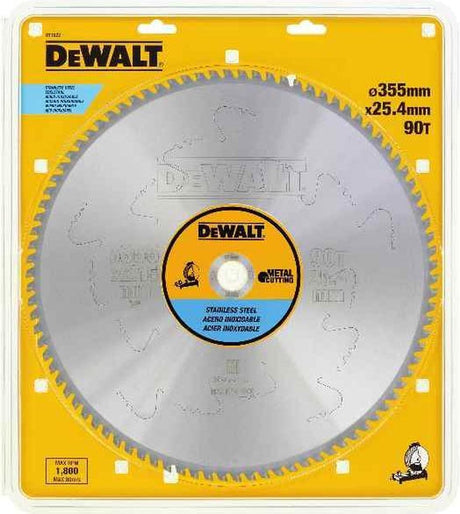 Dewalt dt1922 extreme cirkelzaagblad - 355 x 25,4 x 90t - rvs