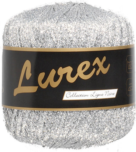 Creativ Company Glitzergarn, L: 160 m, Silber, 25gr