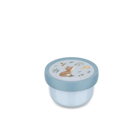 Mepal Obstbox Campus Little Dutch - 300 ml - inklusive Obstgabel - gut verschließbar - Snackbox - Waldfreunde