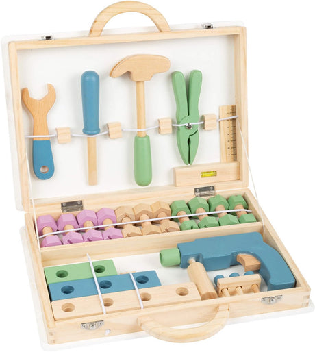 Kleiner Fuß - Holzwerkzeugkoffer Nordic, 43dlg.