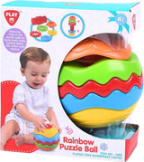 Playgo Regenbogen-Puzzleball – 6 Teile.