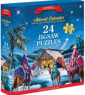 Eurographics – Adventskalender, Krippe [Adventskalender, Krippe] – Macneil Studio – 24×50 Teile 12,5×12,5 cm (B×H) – Adventskalender