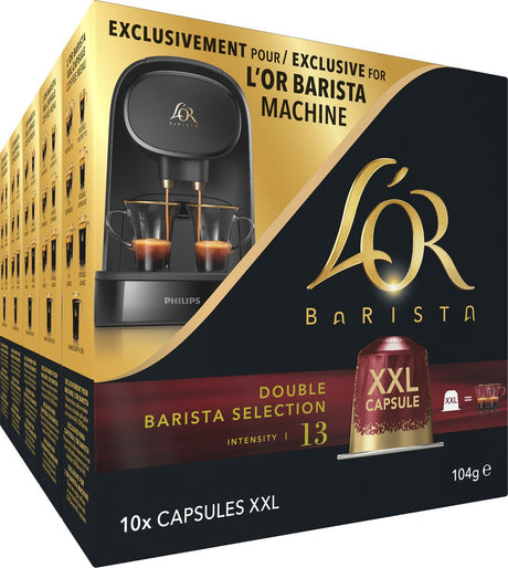 L'or Barista XXL Double Barista Selection Kaffeetassen – Intensität 13 13 – 5 x 10 Kapseln