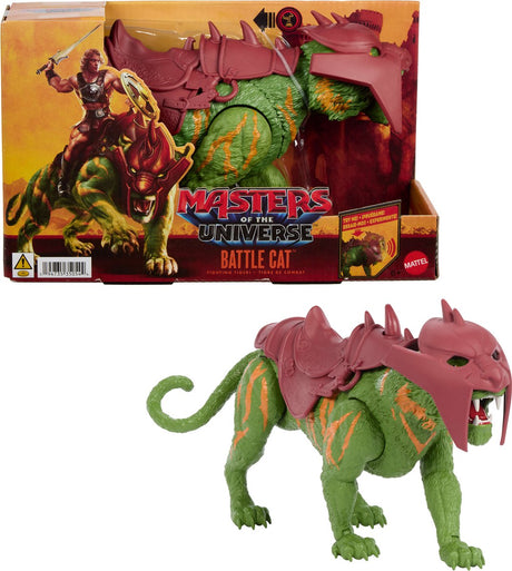 Kampfkatzenfigur aus dem Film „Masters of the Universe 2026“ – mit Biss und 5 verschiedenen Brüllgeräuschen – gepanzerter Tiger