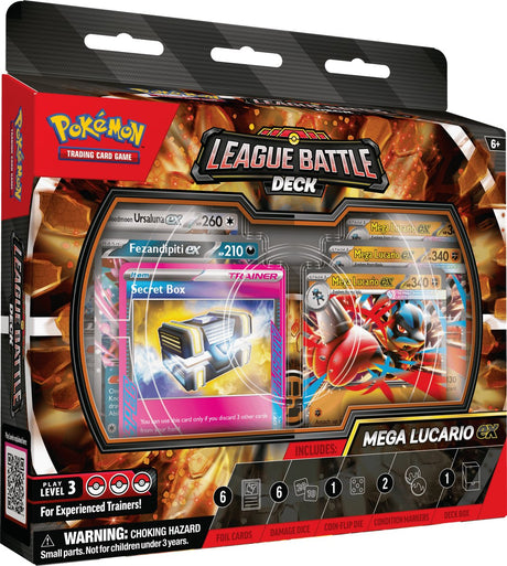 Pokémon Pokémon Sammelkartenspiel Mega Lucario Ex League Battle Deck Englisch Mehrfarbig Kinder