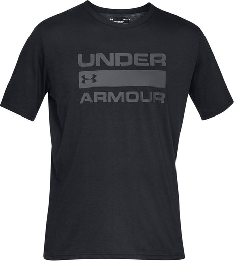 Under Armour UA Team Issue Wordmark SS Herren-Sportshirt – Schwarz