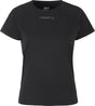Craft core essence ss tee 2 w dames sportshirt - zwart