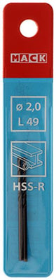 Mack 1018177 - universeelboor hss r ø 2,0 x 49 mm 2st | 5 stuks