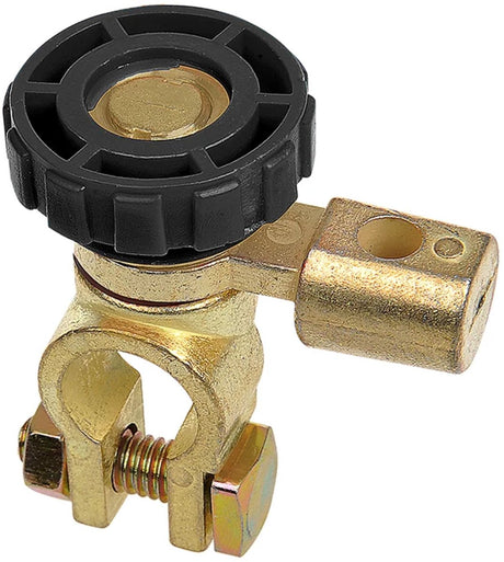Proplus accupoolklem ø 17,5 mm – met stroomonderbreker voor minpool 6-24v – 125a 500a – goud