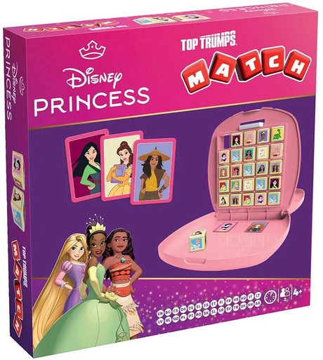 Winning moves top trumps match - bordspel - disney princess meertalig
