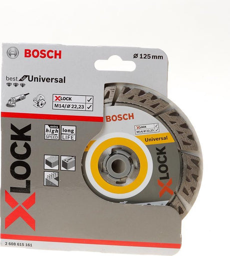 Bosch Zubehör Expert Multimaterial X-Lock – Trennscheibe – Ziegel – Beton – Hartbeton – Stein – Bosch – 2,22 cm – 12,5 cm – 2,4 mm