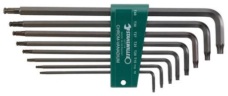 Stahlwille Torx-Innensechskantschlüsselsatz lang + Kugelkopf