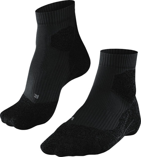 Falke ru Trail Anti-Blasen-Funktionsmaterial Laufsocken Damen Schwarz - Größe 35-36