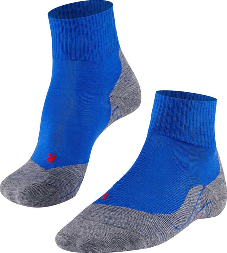 Falke TK5 kurze Anti-Blister Wandersocken aus dünnem Woll-Funktionsmaterial Herren blau – Größe 39-41