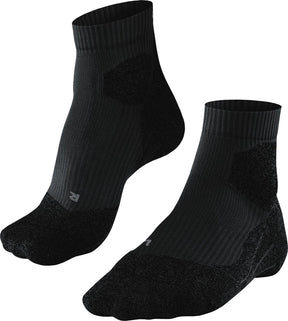 Falke ru Trail Anti-Blasen-Funktionsmaterial Laufsocken Damen Schwarz - Größe 39-40