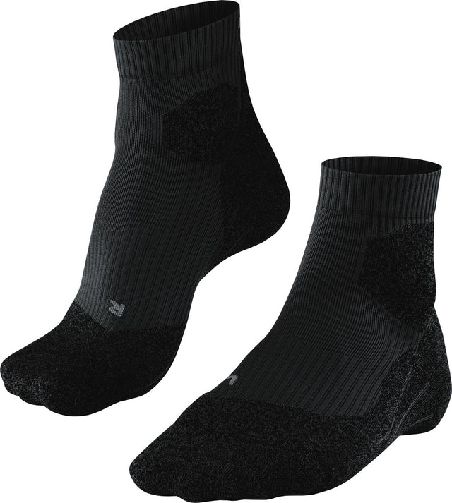 Falke ru Trail Anti-Blasen-Funktionsmaterial Laufsocken Damen Schwarz - Größe 39-40
