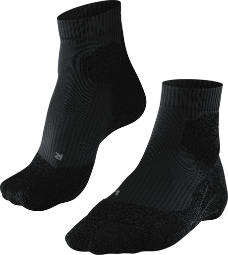 Falke ru Trail Anti-Blasen-Funktionsmaterial Laufsocken Herren Schwarz - Größe 39-41