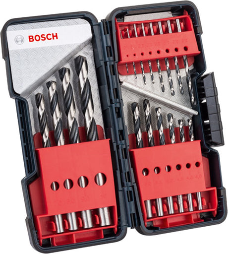 Bosch Metallbohrer-Set 2608577350 18-teiliges Pointteq HSS-Metallbohrer-Set – 1 bis 10 mm