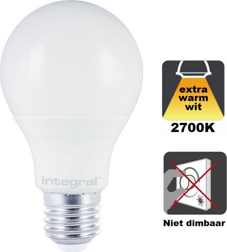 Integral-LED – E27-LED-Lampe – 13,5 Watt – 2700 K – 1521 Lumen – mattierte Abdeckung – nicht dimmbar