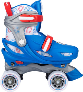Nijdam Rollschuhe verstellbar – Geo Metricker – Blau – Größe 25–28