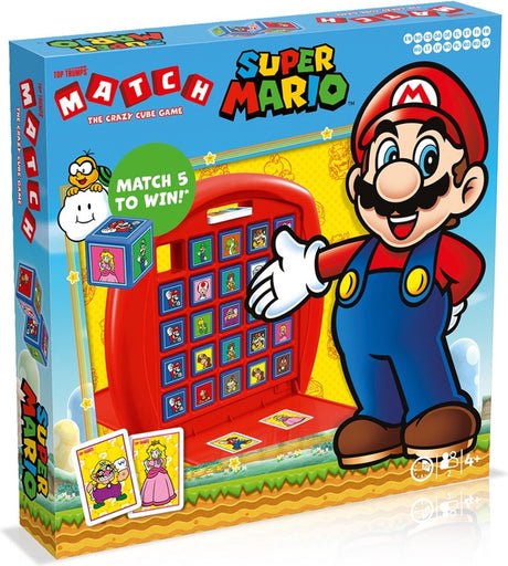 Winning moves super mario - bordspel - top trumps match - multilingual