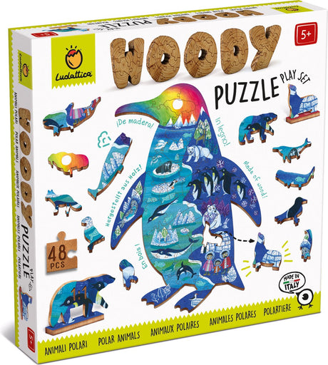 Ludattica Holzpuzzle - Polartiere.