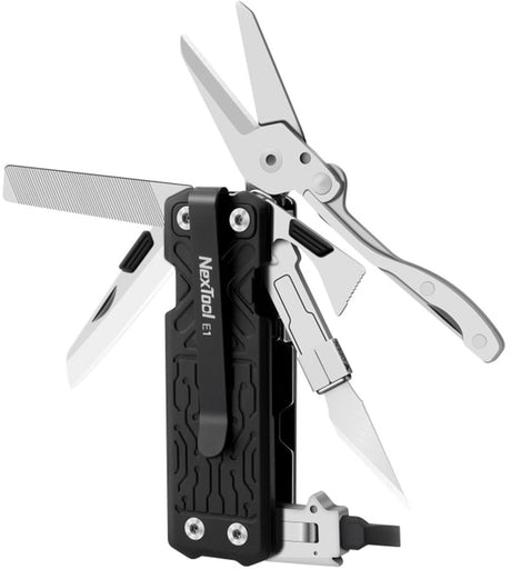 Nextool Taschenwerkzeug E1 – Multitool 10-in-1 – kompakt, robust – Edelstahlkonstruktion – für den täglichen Gebrauch