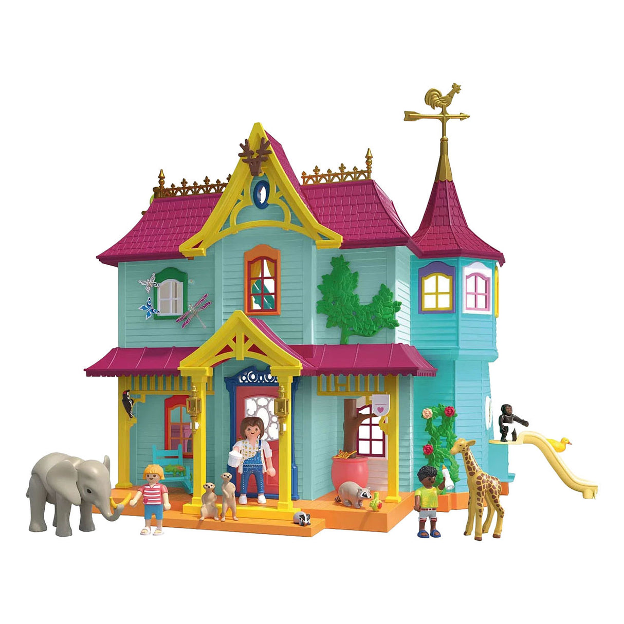 Playmobil Animals Friends Lebhaftes Tierhaus – 71853