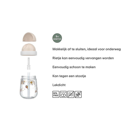 Mepal Feengarten-Strohbecher 300 ml