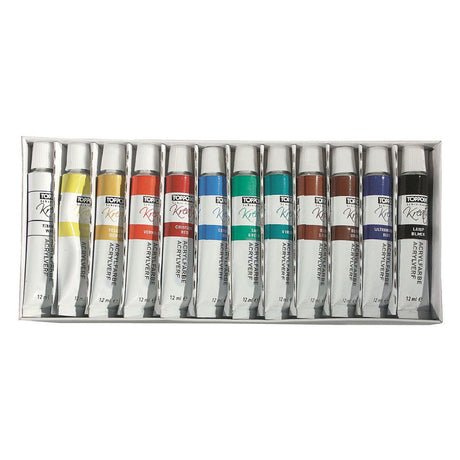 Stylex Acrylfarbe 12 ml 12 Röhren