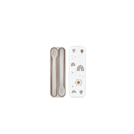 Mepal Sunshine Rainbow Babylöffel-Set a 2