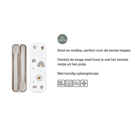 Mepal Sunshine Rainbow Babylöffel-Set a 2